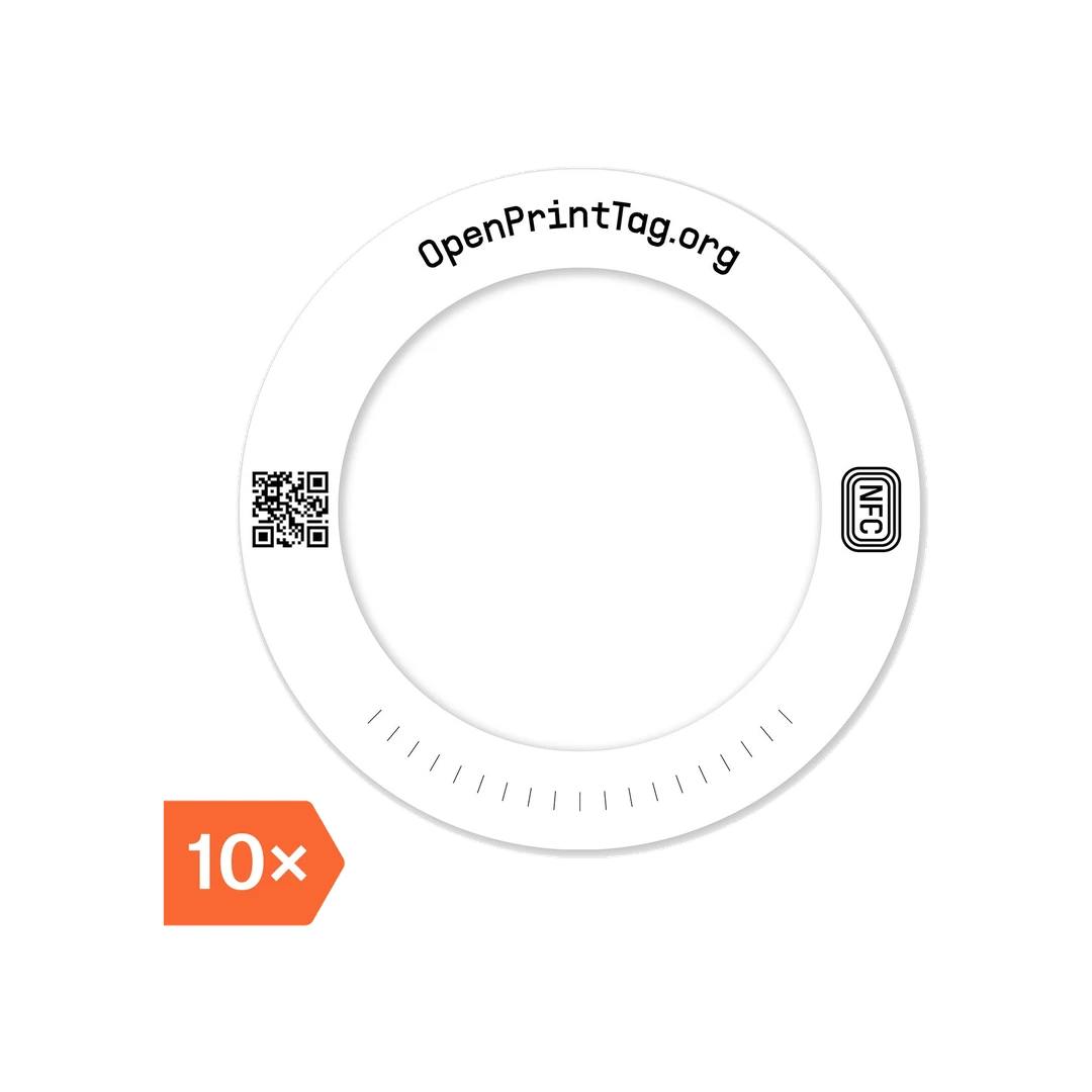 Blank OpenPrintTag NFC-tags (10 stk.)